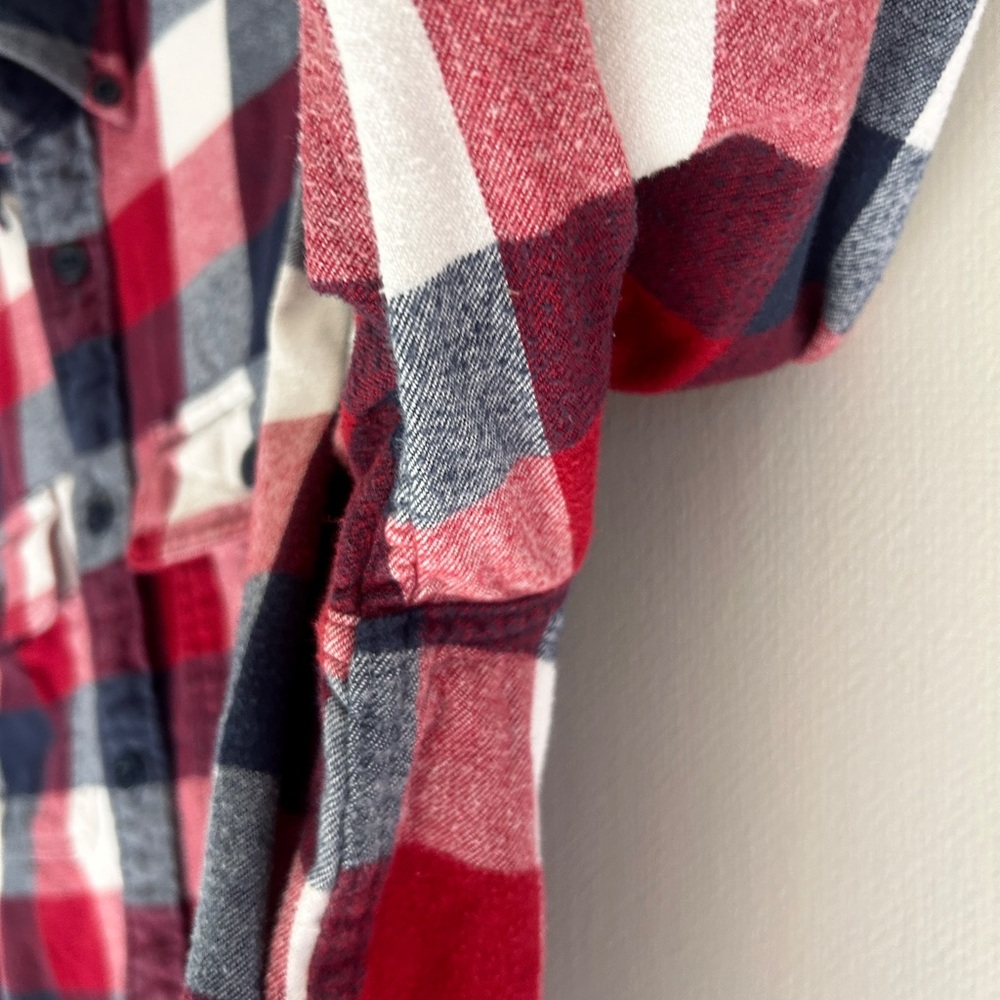 Y2K ABERCROMBIE & FITCH Buffalo Plaid Button Down Flannel Shirt Indie | Men’s XL - Picture 10 of 16